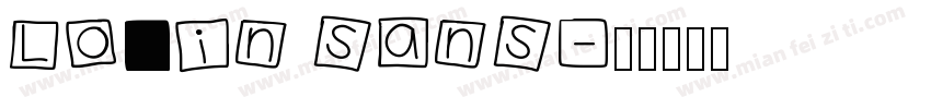 Lovin Sans字体转换